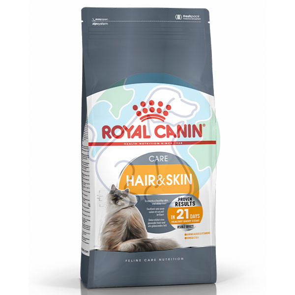 غذای خشک 2کیلویی Hair & skin Royal Canin