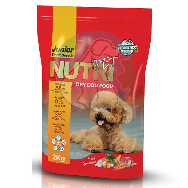 غذای خشک سگ توله نژاد کوچک 2کیلویی Nutri