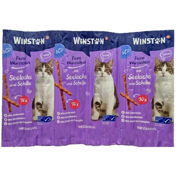 تشویقی مدادی گربه ماهی 10عددی Winston
