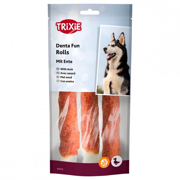 تشویقی سگ دورپیچ اردک متوسط 3عددی Trixie