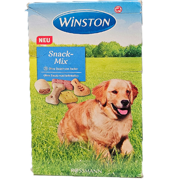 تشویقی بیسکویتی میکس سگ 500 گرمی Winston