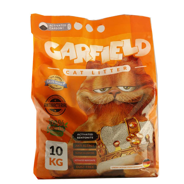 خاک گربه سوپر کلامپ ساده ۱۰ کیلوگرمی Garfield