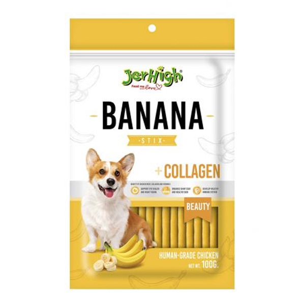 تشویقی 100 گرمی Jerhigh banana