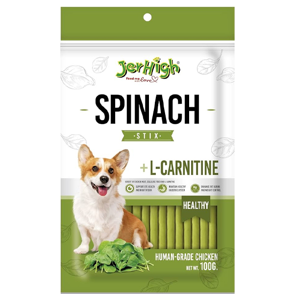 تشویقی 100 گرمی Jerhigh spinach