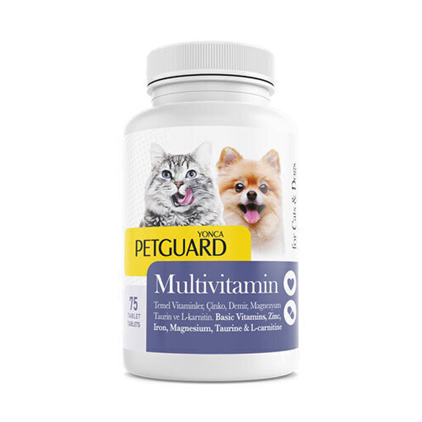 قرص مولتی ویتامین 75 عددی Petguard