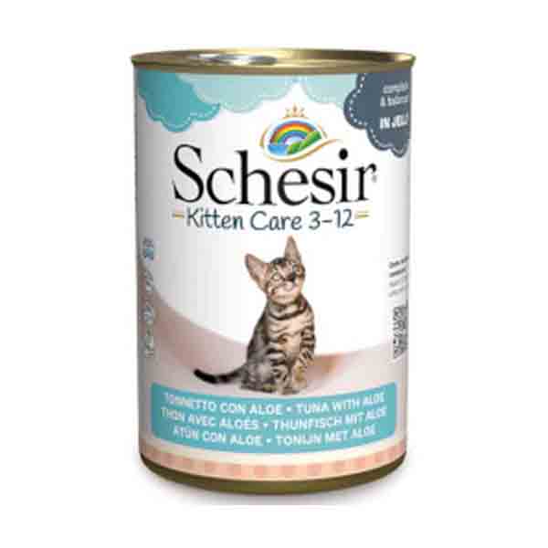 کنسرو بچه گربه 140 گرمی ماهی تن Schesir