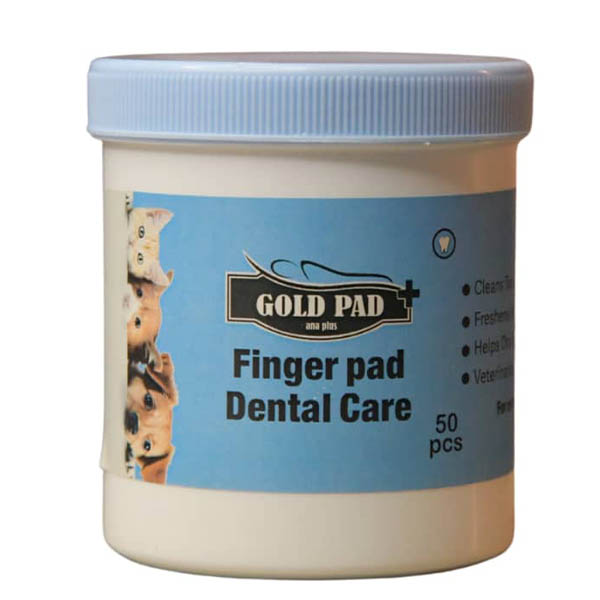 دستمال مرطوب دندان انگشتی 50 عددی Gold pad