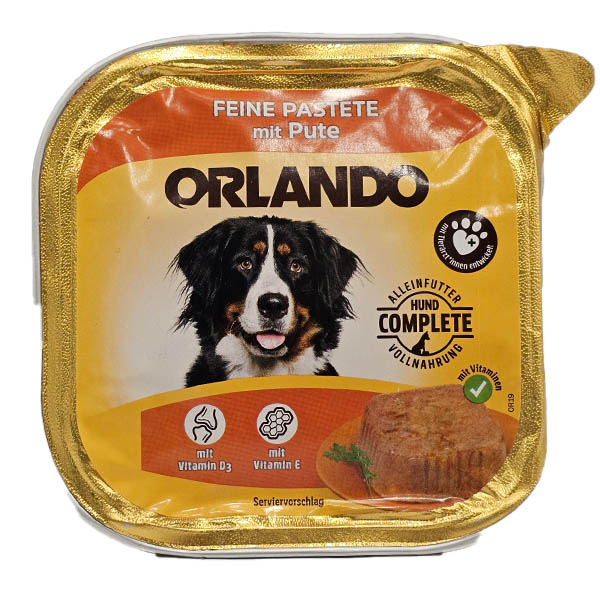 ووم سگ 300گرمی بوقلمون Orlando