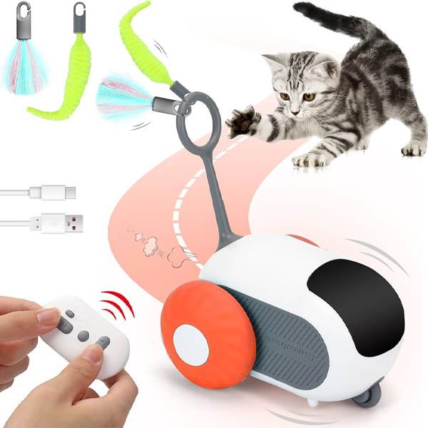 اسباب بازی گربه ماشین هوشمند دارای ریموت کنترل Pet gravity