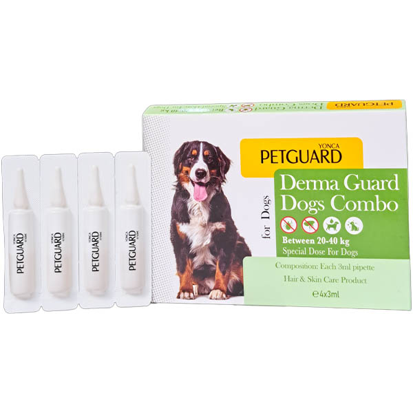 قطره ضد کک و کنه برای وزن 20 تا 40 کیلوگرم Petguard