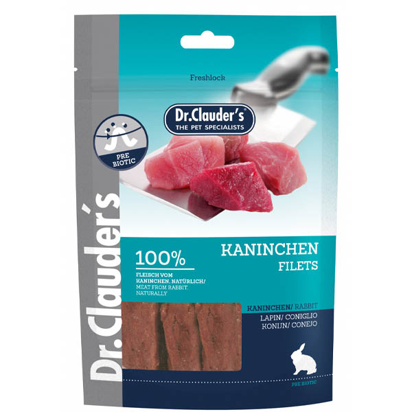 تشویقی نرم نواری سگ طعم خرگوش 80 گرمی Dr Clauders 