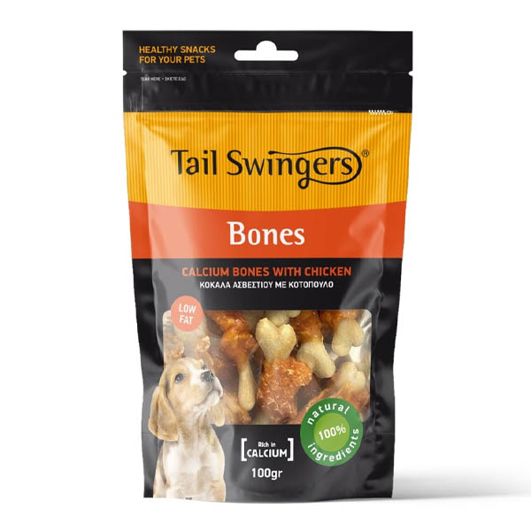 تشویقی استخوان کلسیمی اردک 100گرمی Tail swingers