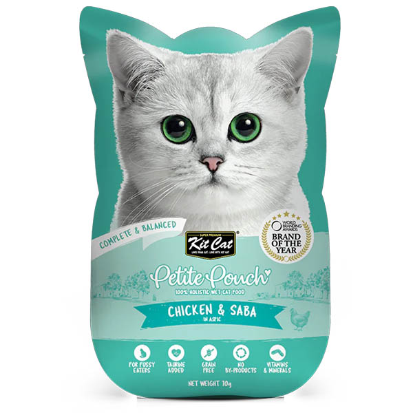 پوچ گربه طعم مرغ و ماهی صبا 70 گرمی Kit cat