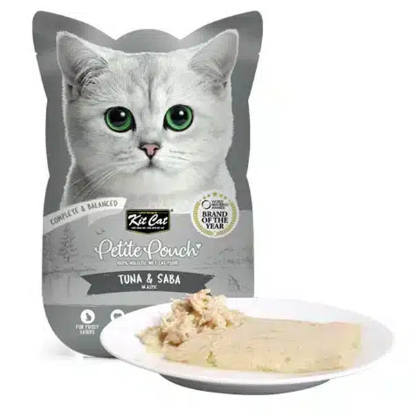 پوچ گربه طعم تن و صبا 70 گرمی Kit cat