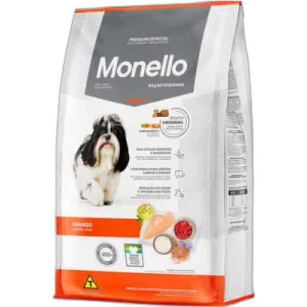 غذای خشک فله تشویقی دار سگ بالغ نژاد کوچک طعم مرغ  1 کیلویی Monello