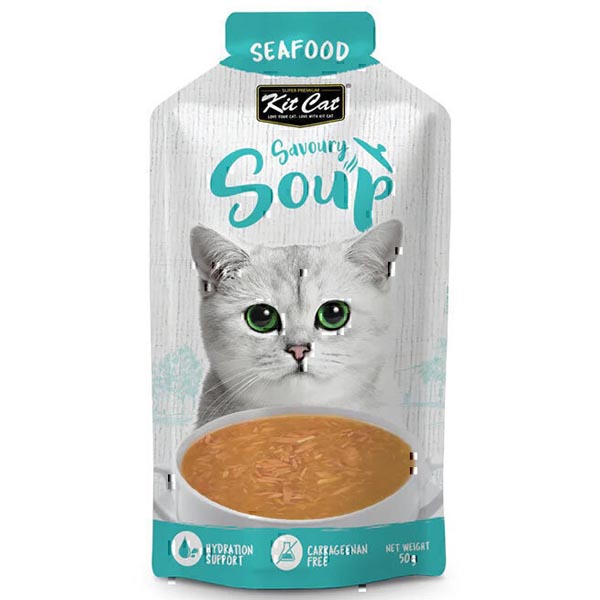 سوپ گربه طعم دریایی 50 گرمی Kit cat
