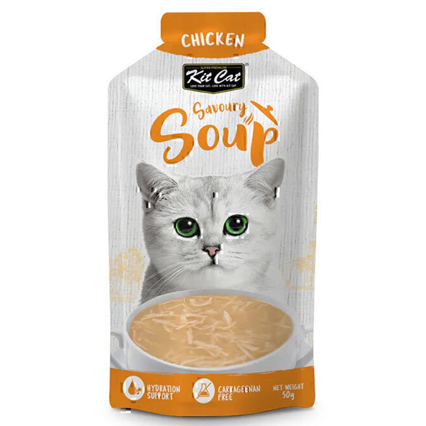 سوپ گربه طعم مرغ 50 گرمی Kit cat