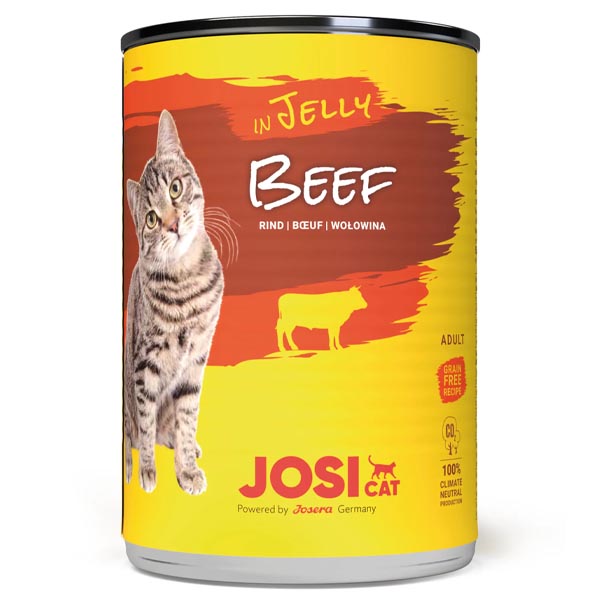 کنسرو گربه 400 گرمی طعم گوشت گاو در ژله جوسرا Josera