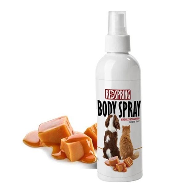 اسپری شامپو خشک رایحه کارامل Red spring