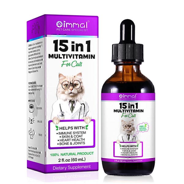 قطره مولتی ویتامین گربه 60 میل Oimmal