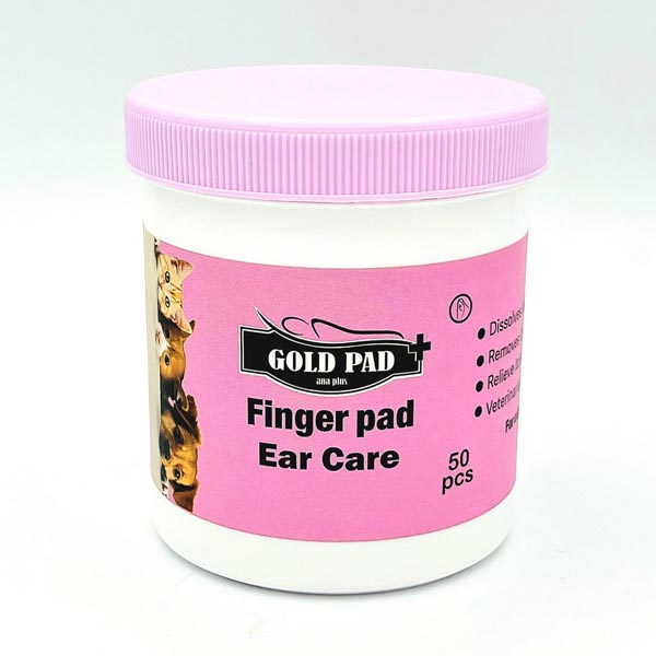دستمال مرطوب گوش انگشتی 50 عددی Gold pad