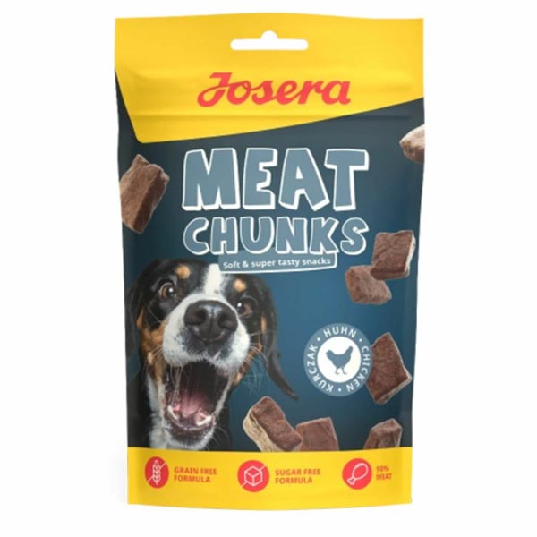 تشویقی نرم با طعم مرغ 70 گرمی Josera meat chunks
