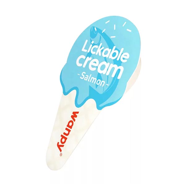 بستنی گربه قاشقی سالمون Wanpy