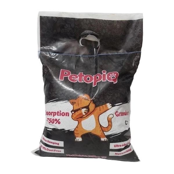 خاک گربه 10کیلویی کربن دار Petopia