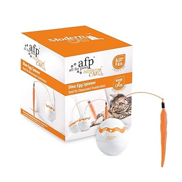 اسباب بازی شارژی AFP modern cat dino egg spinne