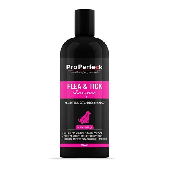 شامپو ضد کک و کنه سگ و گربه 250 میل Pro perfeck