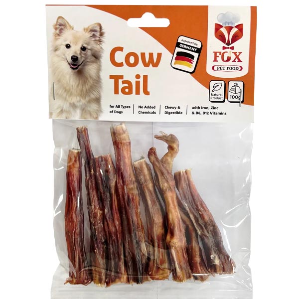 تشویقی سگ دم گاو 10۰گرمی Fox
