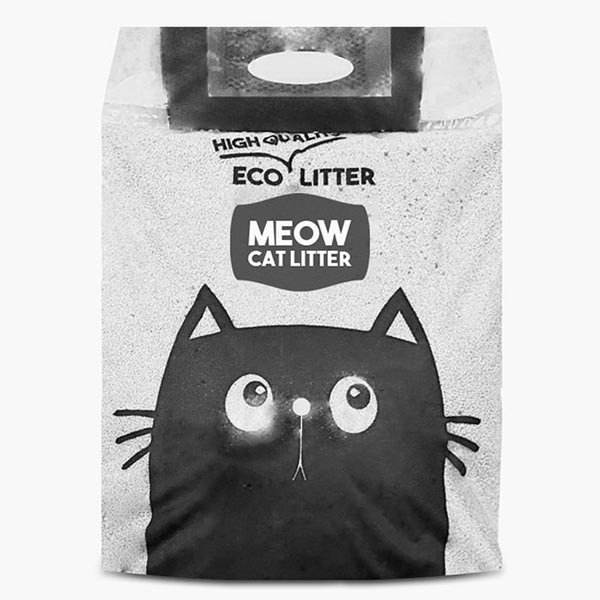 خاک گربه سوپراسکوپ کربن 10 کیلویی  Meow cat