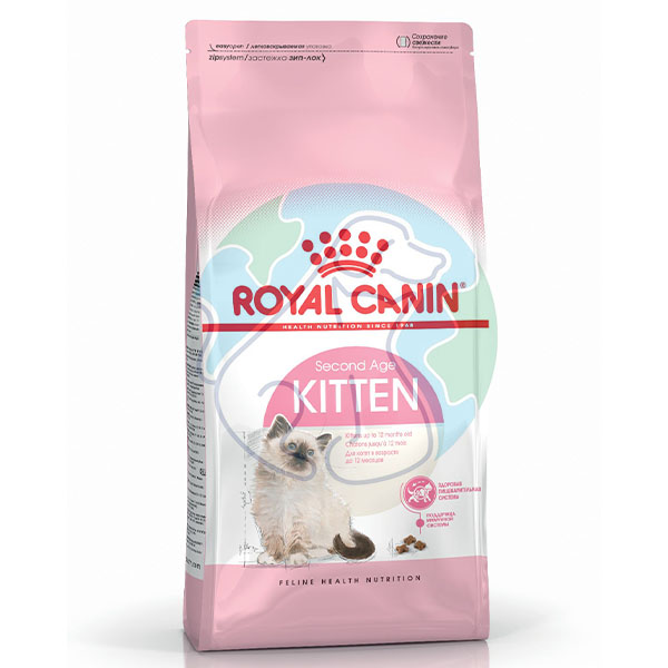 غذای خشک 2کیلویی Kitten second age Royal Canin