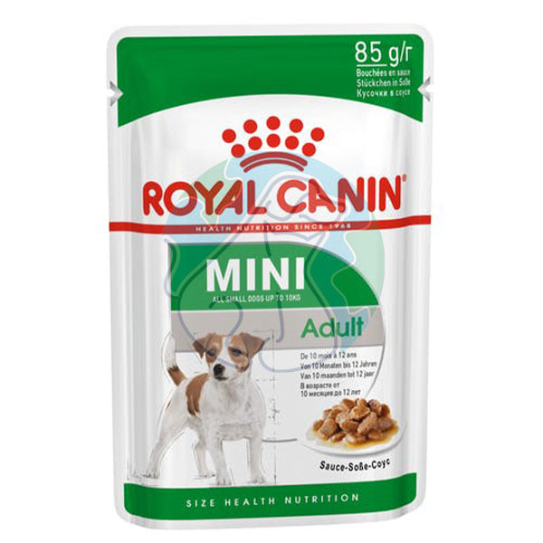 پوچ سگ چانکی 85گرمی Mini adult royal canin