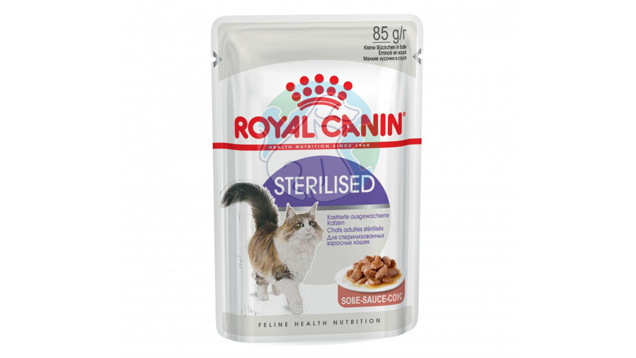 پوچ گربه سس سالسا  85گرمی Sterilised royal canin