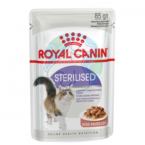 پوچ گربه سس سالسا  85گرمی Sterilised royal canin