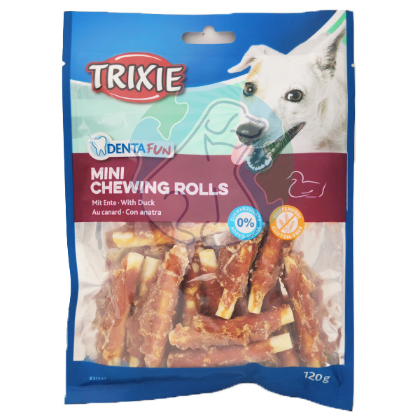 تشویقی دورپیچ اردک Mini chewing rolls 120gram