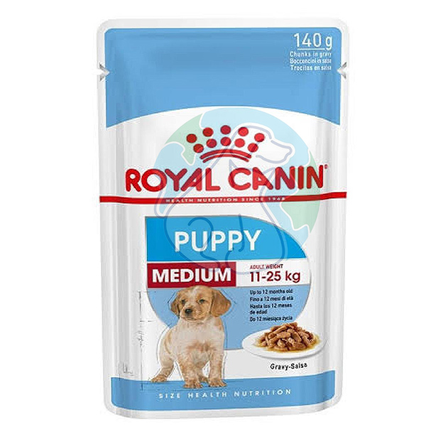 پوچ سگ چانکی 140گرمی Medium puppy royal canin