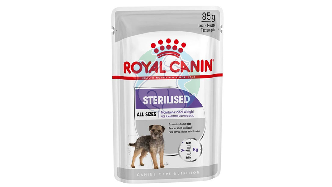 پوچ سگ 85گرمی Sterilised all size royal canin