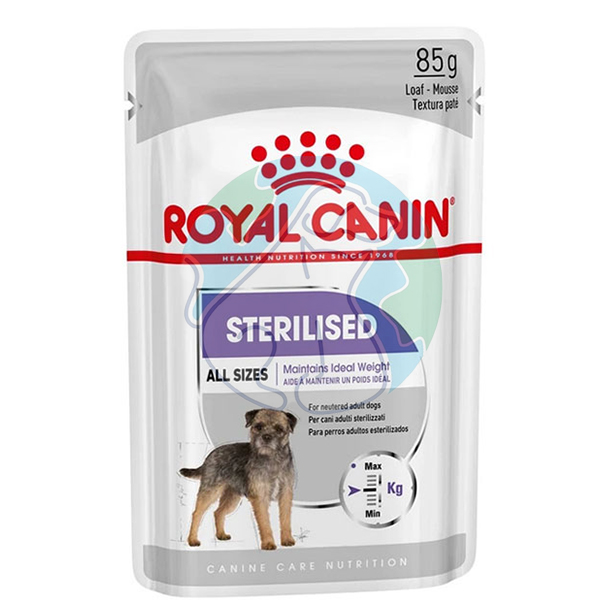 پوچ سگ 85گرمی Sterilised all size royal canin