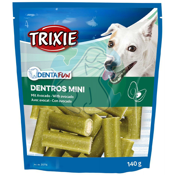 تشویقی دنتال 140گرمی Mini dentros avocado Trixie