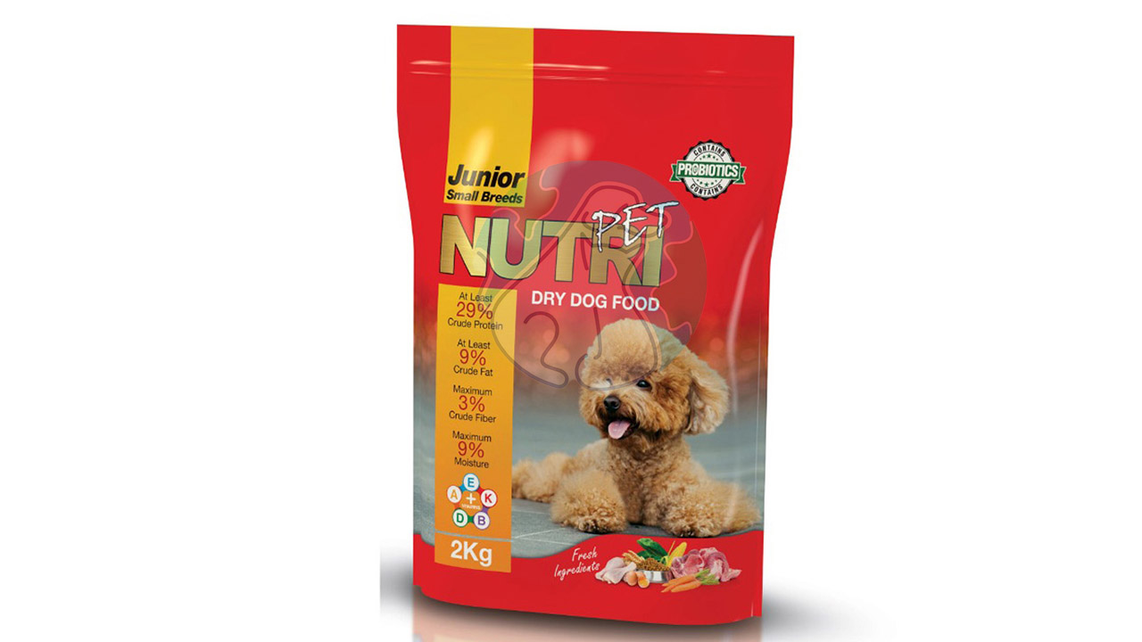 غذای خشک سگ توله نژاد کوچک 2کیلویی Nutri