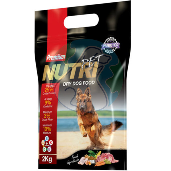 غذای خشک سگ نژاد بزرگ بالغ 29% 2کیلویی Nutri