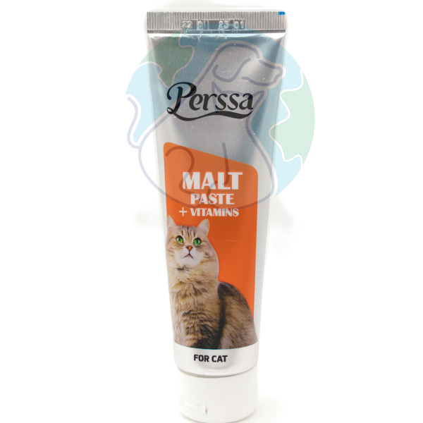 مالت + ویتامین گربه 100گرمی Perssa