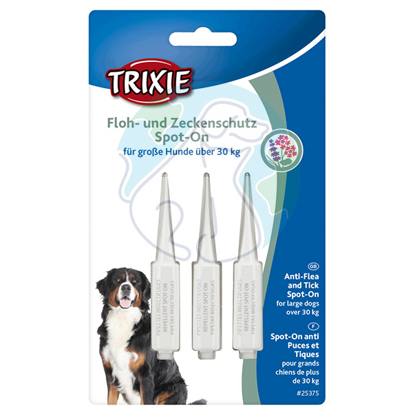 قطره ضدکک و کنه سگ بالای 30 کیلوگرم Trixie