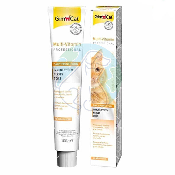 مولتی ویتامین گربه 100گرمی Gimcat 