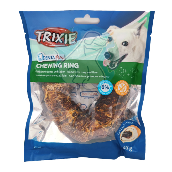 تشویقی دونات مغزدار 65گرمی Trixie chewing ring