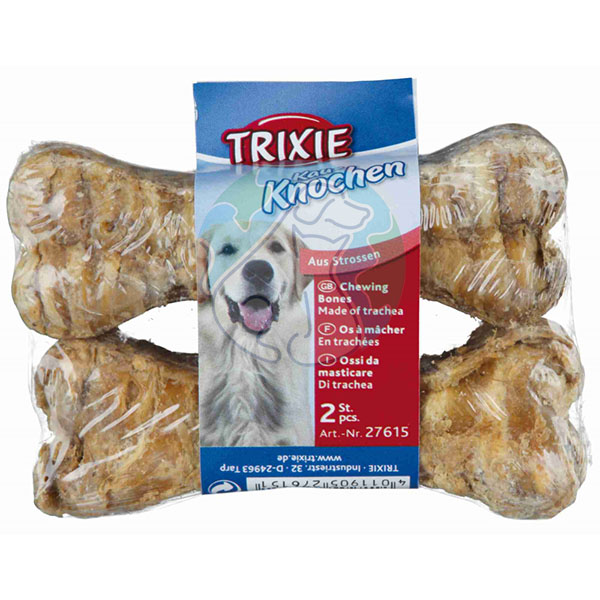 استخوان ژلاتینی با دورپیچ نای گاو 2عددی Trixie